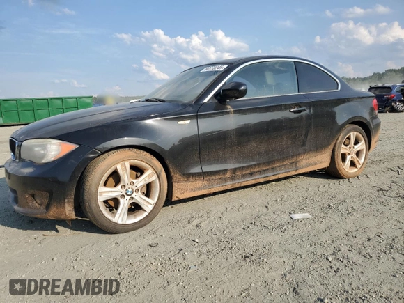 2013 BMW 1 Series 128i with VIN WBAUP7C57DVX52006, listed as a Copart auction lot 60778245 with Not provided miles and Salvage title. Bid and sale history available at DreamBid. Image 1.