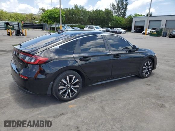 2024 Honda Civic EX-L z VIN 19XFL1H74RE001908, wystawiony jako Copart lot #58576135 z przebiegiem 31 455 mil mil oraz Czysty tytuł • Clean title. Historia ofert i sprzedaży dostępna na DreamBid. Obrazek 3.