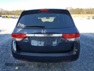 2017 Honda Odyssey SE with VIN 5FNRL5H36HB025430, listed as a Copart auction lot 87641025 with 123,258 mi miles and Salvage Title. Bid and sale history available at carsss.com. Image 6.