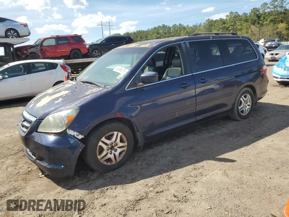 2006 Honda Odyssey EX-L with VIN 5FNRL38716B107344, listed as a Copart auction lot 50556015 with 199,627 mi miles and Clean Title. Bid and sale history available at carsss.com. Image 1.