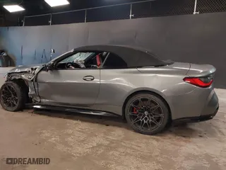 2023 BMW M4 Competition xDrive with VIN WBS33BA01PCL30830, listed as a IAAI auction lot 41402469 with 21,796 mi miles. Bid and sale history available at carsss.com. Image 3.