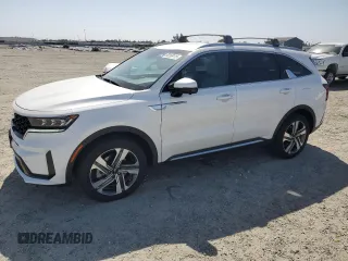 2023 Kia Sorento SX Prestige z VIN KNDRKDLGXP5171837, wystawiony jako Copart lot #56169115 z przebiegiem 22 562 mil mil oraz Szkoda całkowita • Salvage title. Historia ofert i sprzedaży dostępna na DreamBid. Obrazek 1.