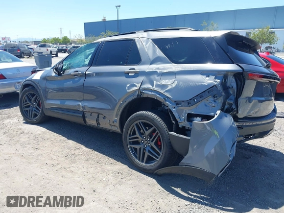 2025 Ford Explorer ST-Line with VIN 1FMUK8KH0SGA40629, listed as a IAAI auction lot 42305808 with 10,078 mi miles and . Bid and sale history available at DreamBid. Image 3.