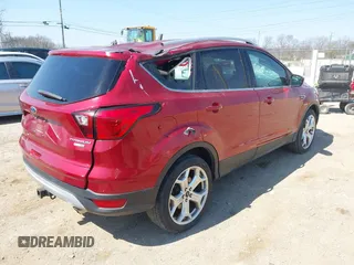 2019 Ford Escape Titanium with VIN 1FMCU9J96KUA11515, listed as a IAAI auction lot 41768523 with 48,007 mi miles. Bid and sale history available at carsss.com. Image 4.