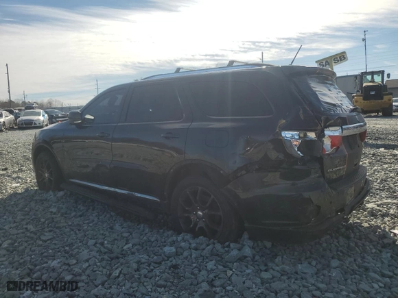2012 Dodge Durango Crew with VIN 1C4SDHDT1CC100109, listed as a Copart auction lot 41647185 with 215,698 mi miles and Salvage Title. Bid and sale history available at carsss.com. Image 2.