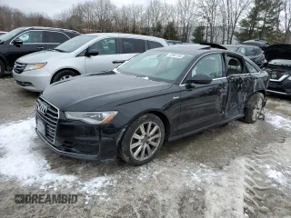2016 Audi A6 3.0T Premium Plus with VIN WAUFGAFC8GN009620, listed as a Copart auction lot 42667155 with 129,499 mi miles and Salvage Title. Bid and sale history available at carsss.com. Image 1.