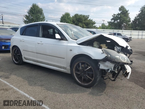 2008 Mazda 3 Mazdaspeed3 Sport with VIN JM1BK34M581156445, listed as a Copart auction lot 69097294 with Not provided miles and Salvage title. Bid and sale history available at DreamBid. Image 4.