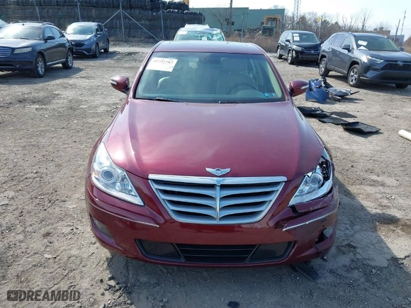 2011 Hyundai Genesis with VIN KMHGC4DF2BU124838, listed as a IAAI auction lot 41792783 with NaN miles. Bid and sale history available at carsss.com. Image 12.