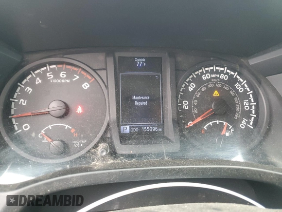 2018 Toyota Tacoma SR z VIN 5TFRX5GN4JX109409, wystawiony jako Copart lot #56705025 z przebiegiem 155 096 mil mil oraz Czysty tytuł • Clean title. Historia ofert i sprzedaży dostępna na DreamBid. Obrazek 9.