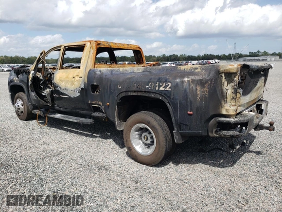 2021 Chevrolet Silverado 3500HD LT with VIN 1GC4YTEY0MF291337, listed as a Copart auction lot 73113434 with 0 mi miles and Non Repairable. Bid and sale history available at carsss.com. Image 3.