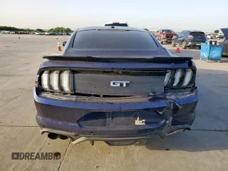 2020 Ford Mustang GT with VIN 1FA6P8CF0L5130233, listed as a Copart auction lot 57166475 with 75,523 mi miles and Salvage title. Bid and sale history available at DreamBid. Image 6.
