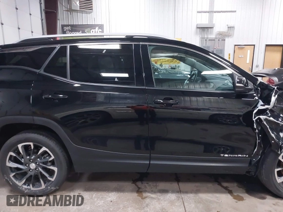 2022 GMC Terrain SLT with VIN 3GKALVEV3NL266222, listed as a IAAI auction lot 41963882 with 27,560 mi miles and . Bid and sale history available at DreamBid. Image 13.