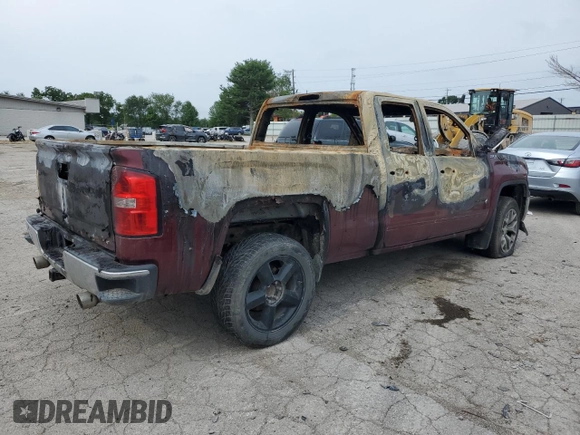 2014 GMC Sierra 1500 SLT with VIN 1GTV2VEC2EZ203927, listed as a Copart auction lot 64174994 with 0 mi miles and Salvage Title. Bid and sale history available at carsss.com. Image 3.