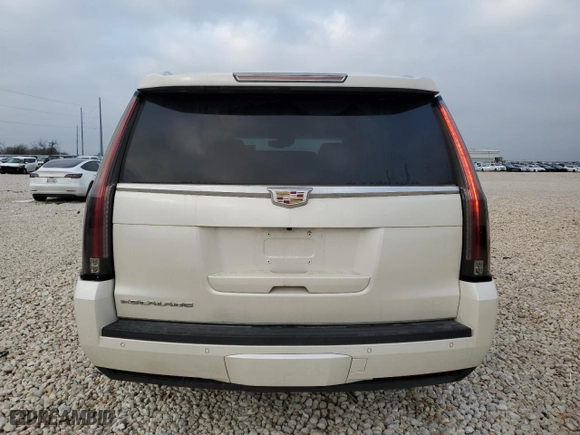 2015 Cadillac Escalade Premium with VIN 1GYS4NKJ3FR613275, listed as a Copart auction lot 44237935 with 96,402 mi miles and Salvage Title. Bid and sale history available at carsss.com. Image 6.