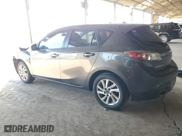 2013 Mazda 3 i Touring with VIN JM1BL1L89D1707749, listed as a Copart auction lot 76125384 with 139,966 mi miles and Salvage title. Bid and sale history available at DreamBid. Image 2.