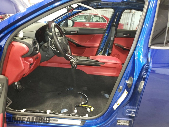 2022 Lexus IS 350 F Sport with VIN JTHGZ1E29N5025881, listed as a Copart auction lot 49969045 with 26,300 mi miles and Salvage title. Bid and sale history available at DreamBid. Image 7.