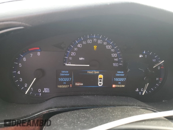 2015 Cadillac CTS Luxury RWD with VIN 1G6AR5SX7F0129883, listed as a Copart auction lot 42876585 with 160,227 mi miles and Salvage Title. Bid and sale history available at DreamBid. Image 9.