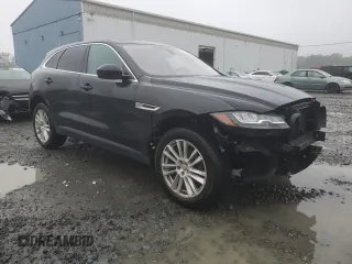 2018 Jaguar F-Pace 25t Prestige with VIN SADCK2FX8JA272822, listed as a Copart auction lot 56143405 with 133,710 mi miles and Salvage title. Bid and sale history available at DreamBid. Image 4.
