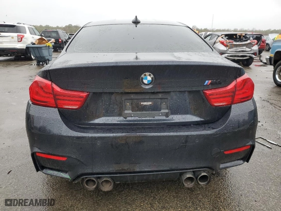 2018 BMW M4 with VIN WBS4Y9C54JAC87520, listed as a Copart auction lot 81470374 with 58,946 mi miles and Salvage Title. Bid and sale history available at carsss.com. Image 6.