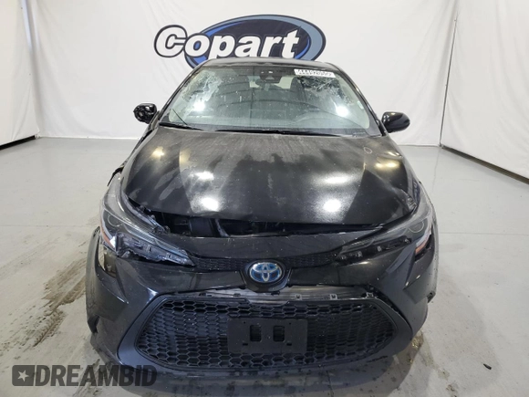 2021 Toyota Corolla Hybrid LE with VIN JTDEAMDE3MJ007296, listed as a Copart auction lot 44492055 with 96,373 mi miles and Clean Title. Bid and sale history available at carsss.com. Image 5.
