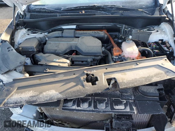 2023 Hyundai Santa Fe Hybrid Luxury with VIN KM8S5DA19PU100959, listed as a Copart auction lot 81152414 with 30,570 mi miles and Salvage Title. Bid and sale history available at carsss.com. Image 12.