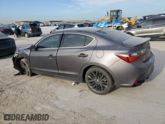 2021 Acura ILX w/Premium/A-SPEC Package with VIN 19UDE2F84MA001732, listed as a Copart auction lot 50497125 with 61,017 mi miles and Salvage Title. Bid and sale history available at carsss.com. Image 2.