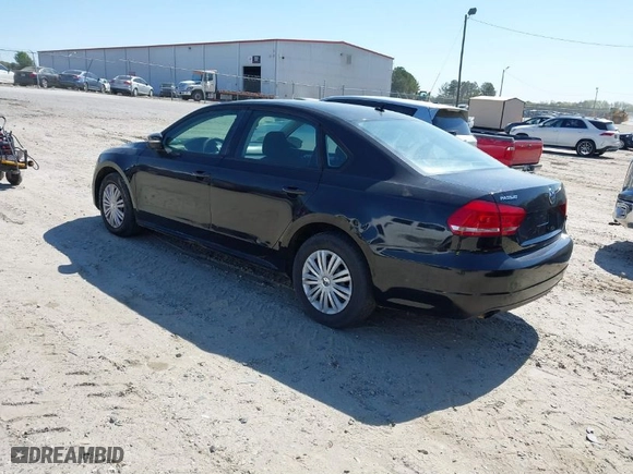 2014 Volkswagen Passat Wolfsburg Ed with VIN 1VWAT7A34EC116382, listed as a IAAI auction lot 41894329 with 161,890 mi miles. Bid and sale history available at carsss.com. Image 3.