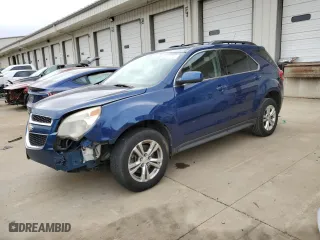 2010 Chevrolet Equinox LT w/1LT with VIN 2CNALDEW7A6257466, listed as a Copart auction lot 45377715 with 209,575 mi miles and Salvage Title. Bid and sale history available at carsss.com. Image 1.