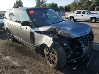 2022 Land Rover Range Rover Westminster z VIN SALGS2SE0NA462601, wystawiony jako Copart lot #63565194 z przebiegiem 14 609 mil mil oraz Szkoda całkowita • Salvage title. Historia ofert i sprzedaży dostępna na DreamBid. Obrazek 4.