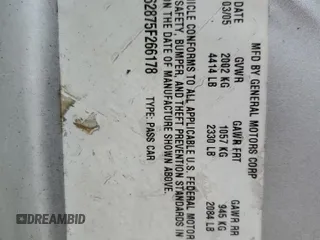 2005 Chevrolet Malibu Maxx LS z VIN 1G1ZT62875F266178, wystawiony jako Copart lot #51301565 z przebiegiem 321 481 mil mil oraz Szkoda całkowita • Salvage title. Historia ofert i sprzedaży dostępna na DreamBid. Obrazek 12.