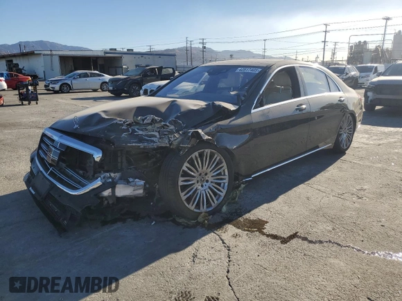 2020 Mercedes-Benz S-Class S 560 with VIN WDDUG8DB8LA523987, listed as a Copart auction lot 42517405 with 77,649 mi miles and Salvage Title. Bid and sale history available at carsss.com. Image 1.