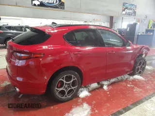 2020 Alfa Romeo Stelvio Sport with VIN ZASPAKAN3L7C88777, listed as a Copart auction lot 59322774 with 43,281 mi miles and Non Repairable. Bid and sale history available at carsss.com. Image 3.