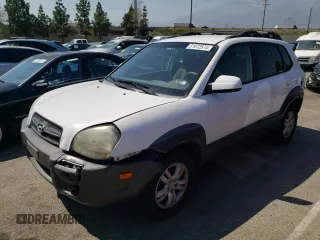 2007 Hyundai Tucson SE with VIN KM8JN72D27U590327, listed as a Copart auction lot 51072574 with 90,511 mi miles and Salvage Title. Bid and sale history available at carsss.com. Image 1.