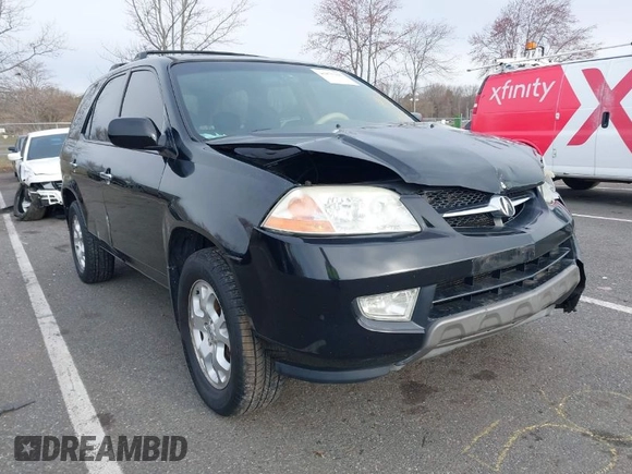 2002 Acura MDX Touring Pkg with VIN 2HNYD18642H532463, listed as a IAAI auction lot 41875315 with 184,626 mi miles. Bid and sale history available at carsss.com. Image 1.