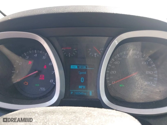 2013 Chevrolet Equinox LTZ with VIN 1GNFLGEK2DZ127345, listed as a IAAI auction lot 42057044 with 193,549 mi miles. Bid and sale history available at carsss.com. Image 7.