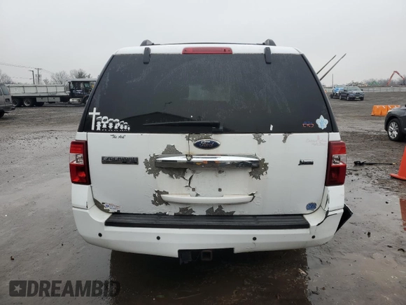 2009 Ford Expedition Max SSV with VIN 1FMFK16509LA10385, listed as a Copart auction lot 43324745 with 215,353 mi miles and Salvage Title. Bid and sale history available at carsss.com. Image 6.
