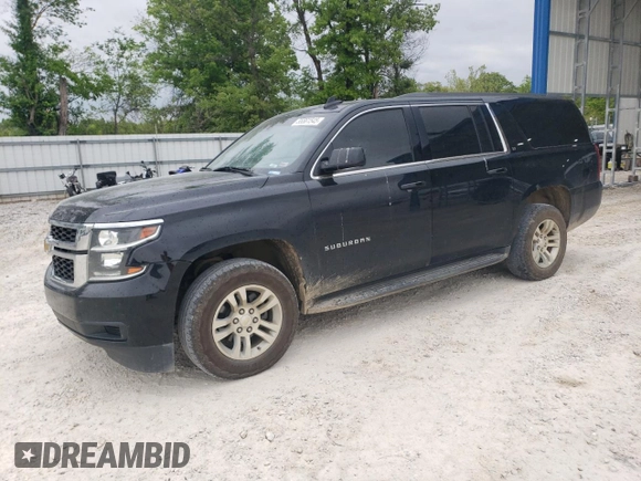 2018 Chevrolet Suburban LT with VIN 1GNSCHKC8JR331662, listed as a Copart auction lot 55561545 with 164,213 mi miles and Salvage title. Bid and sale history available at DreamBid. Image 1.
