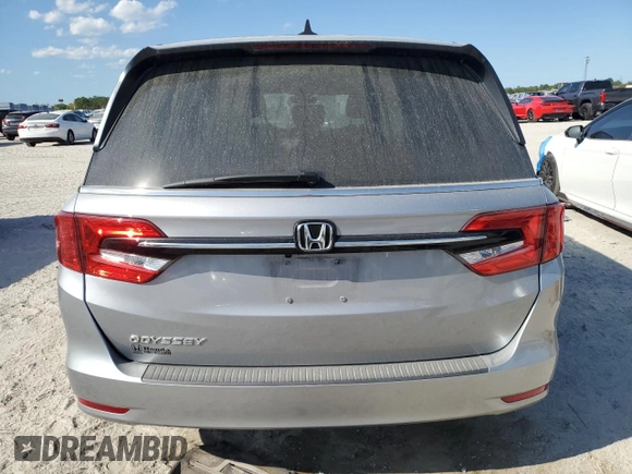 2024 Honda Odyssey EX-L с VIN 5FNRL6H68RB016827, выставлен на аукционе Copart как лот 48412675 с пробегом 24 369 миль миль и Списание • Salvage title. История ставок и продаж доступна на DreamBid. Изображение 6.