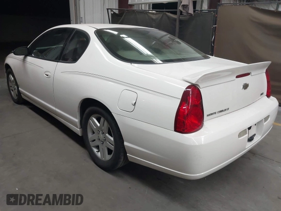 2007 Chevrolet Monte Carlo LT with VIN 2G1WK15K979357013, listed as a IAAI auction lot 42096520 with 203,172 mi miles and . Bid and sale history available at DreamBid. Image 3.