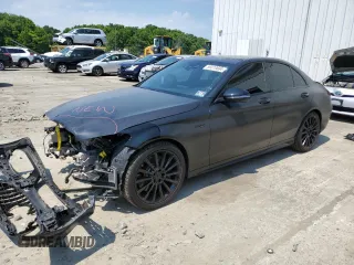 2017 Mercedes-Benz C 43 AMG with VIN 55SWF6EB7HU232029, listed as a Copart auction lot 59319684 with 86,479 mi miles and Salvage Title. Bid and sale history available at DreamBid. Image 1.
