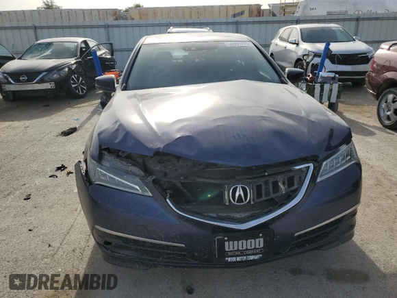 2015 Acura TLX Technology with VIN 19UUB2F5XFA009951, listed as a Copart auction lot 56991775 with Not provided miles and Salvage title. Bid and sale history available at DreamBid. Image 5.
