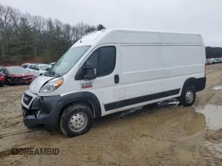 2021 Ram ProMaster Cargo with VIN 3C6LRVDG4ME590845, listed as a Copart auction lot 52055975 with 72,012 mi miles and Salvage Title. Bid and sale history available at carsss.com. Image 1.