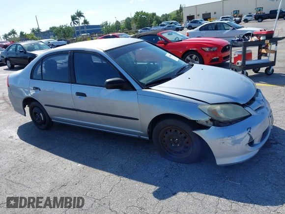 2004 Honda Civic VP z VIN 1HGES16344L008745, wystawiony jako IAAI lot #39006629 z przebiegiem Nie podano mil oraz . Historia ofert i sprzedaży dostępna na DreamBid. Obrazek 1.