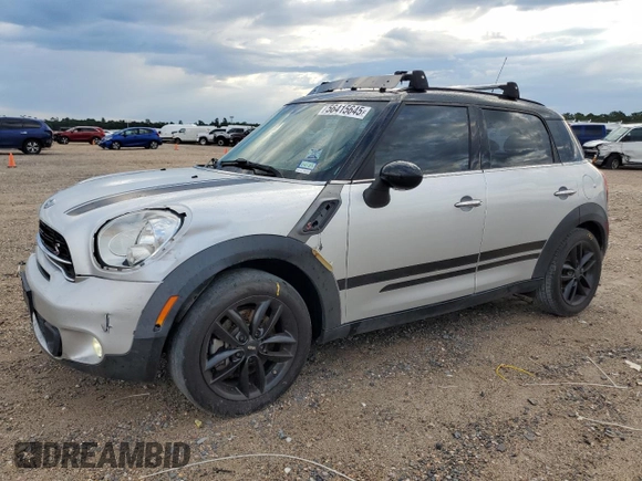 2015 MINI Countryman S z VIN WMWZC3C53FWT04644, wystawiony jako Copart lot #56415645 z przebiegiem 136 552 mil mil oraz Szkoda całkowita • Salvage title. Historia ofert i sprzedaży dostępna na DreamBid. Obrazek 1.