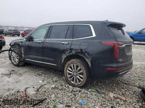 2023 Cadillac XT6 AWD Premium Luxury with VIN 1GYKPDRS2PZ192974, listed as a Copart auction lot 46724945 with 29,455 mi miles and Salvage Title. Bid and sale history available at carsss.com. Image 2.