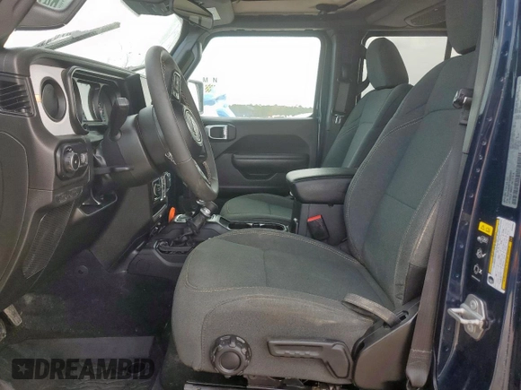 2025 Jeep Wrangler Sport with VIN 1C4PJXDN1SW508861, listed as a Copart auction lot 64277535 with Not provided miles and Salvage title. Bid and sale history available at DreamBid. Image 7.