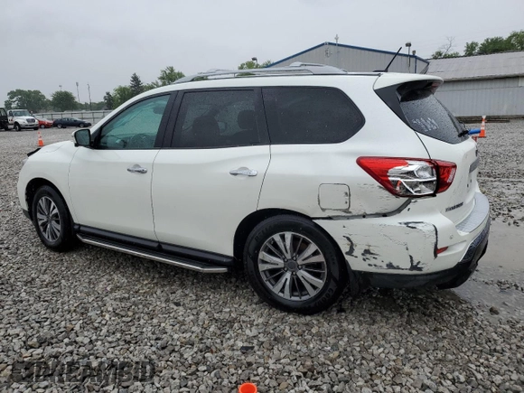 2017 Nissan Pathfinder SL с VIN 5N1DR2MM1HC605733, выставлен на аукционе Copart как лот 59110365 с пробегом 65 685 миль миль и Списание • Salvage title. История ставок и продаж доступна на DreamBid. Изображение 2.