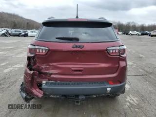 2021 Jeep Compass Latitude with VIN 3C4NJDBB8MT547390, listed as a Copart auction lot 50495215 with 103,874 mi miles and Salvage title. Bid and sale history available at DreamBid. Image 6.