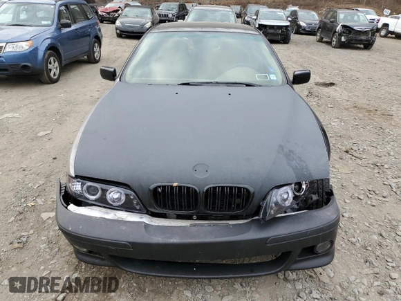 2001 BMW 5 Series 525iA with VIN WBADT43451GX26876, listed as a Copart auction lot 81633584 with 143,136 mi miles and Salvage Title. Bid and sale history available at carsss.com. Image 5.