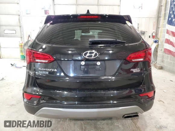 2017 Hyundai Santa Fe 2.4L with VIN 5NMZUDLB1HH022813, listed as a Copart auction lot 76973494 with 100,866 mi miles and Salvage title. Bid and sale history available at DreamBid. Image 6.